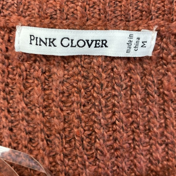 Pink Clover Stitch Fix Color Block Sweater NWT Size Medium - Picture 5 of 8